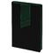 Ежедневник Bookmark, недатированный, черный с зеленым G-21180.39