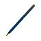 SLIM, ручка шариковая, синий/золотистый, металл синий, золотистый HG-1101/24