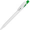 Ручка шариковая TWIN WHITE белый, ярко-зеленый HG-161/01/15