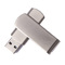 USB flash-карта SWING METAL (32Гб), серебристая, 5,3х1,7х0,9 см, металл HG-19339_32Gb