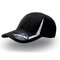 Бейсболка JOGGING, 6 клиньев, застежка на липучке черный HG-25413.35/30