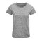 Футболка женская CRUSADER WOMEN 150 из органического хлопка серый меланж HG-703581.350/m, HG-703581.350/s, HG-703581.350/xl, HG-703581.350/2xl, HG-703581.350/3xl, HG-703581.350/l