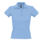 Рубашка поло женская PEOPLE 210 голубой HG-711310.200/2XL, HG-711310.200/L, HG-711310.200/M, HG-711310.200/S, HG-711310.200/XL