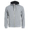 Толстовка мужская CLASSIC HOODY FULL ZIP 300 серый меланж HG-8021044.95/l, HG-8021044.95/m, HG-8021044.95/s