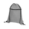 Рюкзак со шнурком Ross из переработанного ПЭТ, heather medium grey серый OA-12051806
