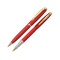Набор Pierre Cardin PEN&PEN: ручка шариковая + роллер. Цвет - красный. Упаковка Е. OA-417547