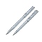 Набор Pierre Cardin PEN&PEN: ручка шариковая + роллер. Цвет - серебристый. Упаковка Е. OA-417737