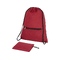 Складной рюкзак со шнурком Coss, heather dark red темно-красный OA-5-12050102