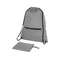 Складной рюкзак со шнурком Coss, heather medium grey серый OA-5-12050106