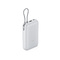Внешний аккумулятор с встроенным кабелем Xiaomi Power Bank 20000mAh (Integrated Cable) GL Light Gray светло-серый OA-595966