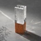 Награда "Wood and glass" прозрачный/дерево OA-606229