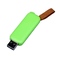 USB-флешка промо на 32 Гб прямоугольной формы, выдвижной механизм, зеленый OA-6544.32.03