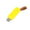USB-флешка промо на 32 Гб прямоугольной формы, выдвижной механизм, желтый OA-6544.32.04, OA-6544.4.04