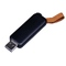 USB-флешка промо на 32 Гб прямоугольной формы, выдвижной механизм, черный OA-6544.32.07