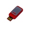 USB-флешка промо на 32 Гб прямоугольной формы, выдвижной механизм, красный OA-6545.32.01