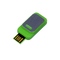 USB-флешка промо на 32 Гб прямоугольной формы, выдвижной механизм, зеленый OA-6545.32.03
