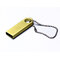 USB 2.0-флешка на 128 Гб с мини чипом и круглым отверстием, золотистый OA-6589.128.05, OA-6589.16.05, OA-6589.32.05, OA-6589.4.05, OA-6589.512.05, OA-6589.64.05, OA-6589.8.05