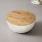 Салатник Bowl с бамбуковой крышкой, бежевый OA-828686