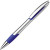 Шариковая ручка с противоскользящим покрытием «MILEY SILVER» синий