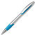 Шариковая ручка с противоскользящим покрытием «MILEY SILVER» голубой