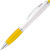 Шариковая ручка с зажимом из металла «SANS» желтый