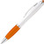 Шариковая ручка с зажимом из металла «SANS» оранжевый