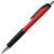 Ручка пластиковая шариковая с противоскользящим покрытием «CARIBE» красный