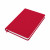 Ежедневник недатированный Duncan, формат А5,  в линейку красный