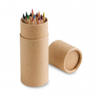Набор из 12 цветных карандашей «CYLINDER»