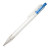 Ручка шариковая из переработанного PET «HARLAN» прозрачный/синий
