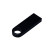 USB 2.0- флешка на 8 Гб с мини чипом, компактный дизайн с круглым отверстием черный
