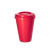 Многоразовый стакан «FRAPPE» красный