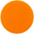 Лейбл из ПВХ Dzeta Round, L, белый оранжевый