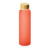 Стеклянная бутылка с бамбуковой крышкой «Foggy», 600 мл красный