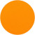 Наклейка тканевая Lunga Round, M, черная оранжевый