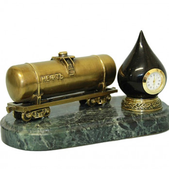 Настольные часы «Черное золото»