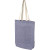 Эко-сумка «Rainbow» из переработанного хлопка с передним карманом синий