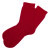 Носки однотонные «Socks» женские красный