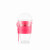 Стакан для йогурта «JOYCUP BREAKFAST» розовый, прозрачный