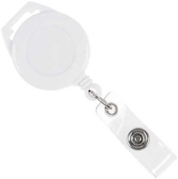 Ретрактор Attach с ушком для ленты ver.2, белый