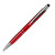 Ручка-стилус пластиковая шариковая красный