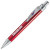 Ручка шариковая FUTURA, пластик/металл красный, серебристый