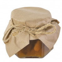 Абрикосовое варенье с миндалем в подарочной обертке