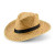 Шляпа из натуральной соломы «JEAN POLI» черный
