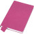 Бизнес-блокнот А5  "Provence", светло-серый , мягкая обложка, в клетку розовый