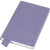 Бизнес-блокнот А5  "Provence", голубой , мягкая обложка, в клетку сиреневый