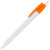 Ручка шариковая N2 белый, оранжевый