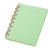 Блокнот А6 с бумажным карандашом и семенами цветов микс зеленое яблоко