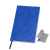 Бизнес-блокнот "Funky", 130*210 мм, голубой,  оранжевый форзац, мягкая обложка, блок-линейка синий, серый