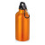 Бутылка «Hip S» с карабином, 400 мл оранжевый